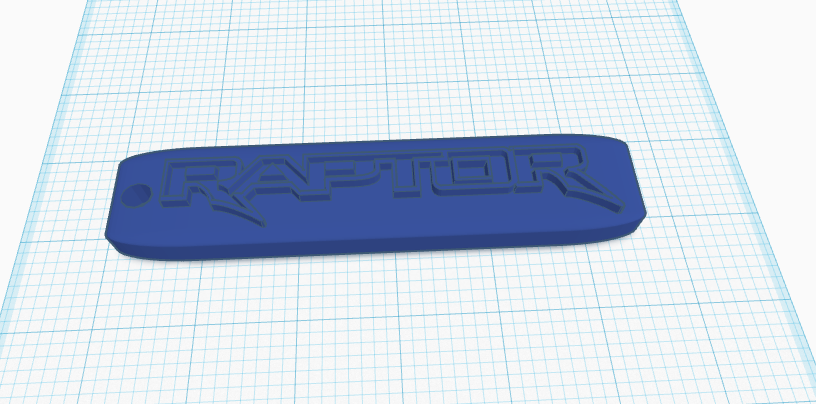 Raptor key chain