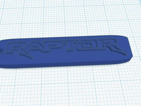 Raptor key chain