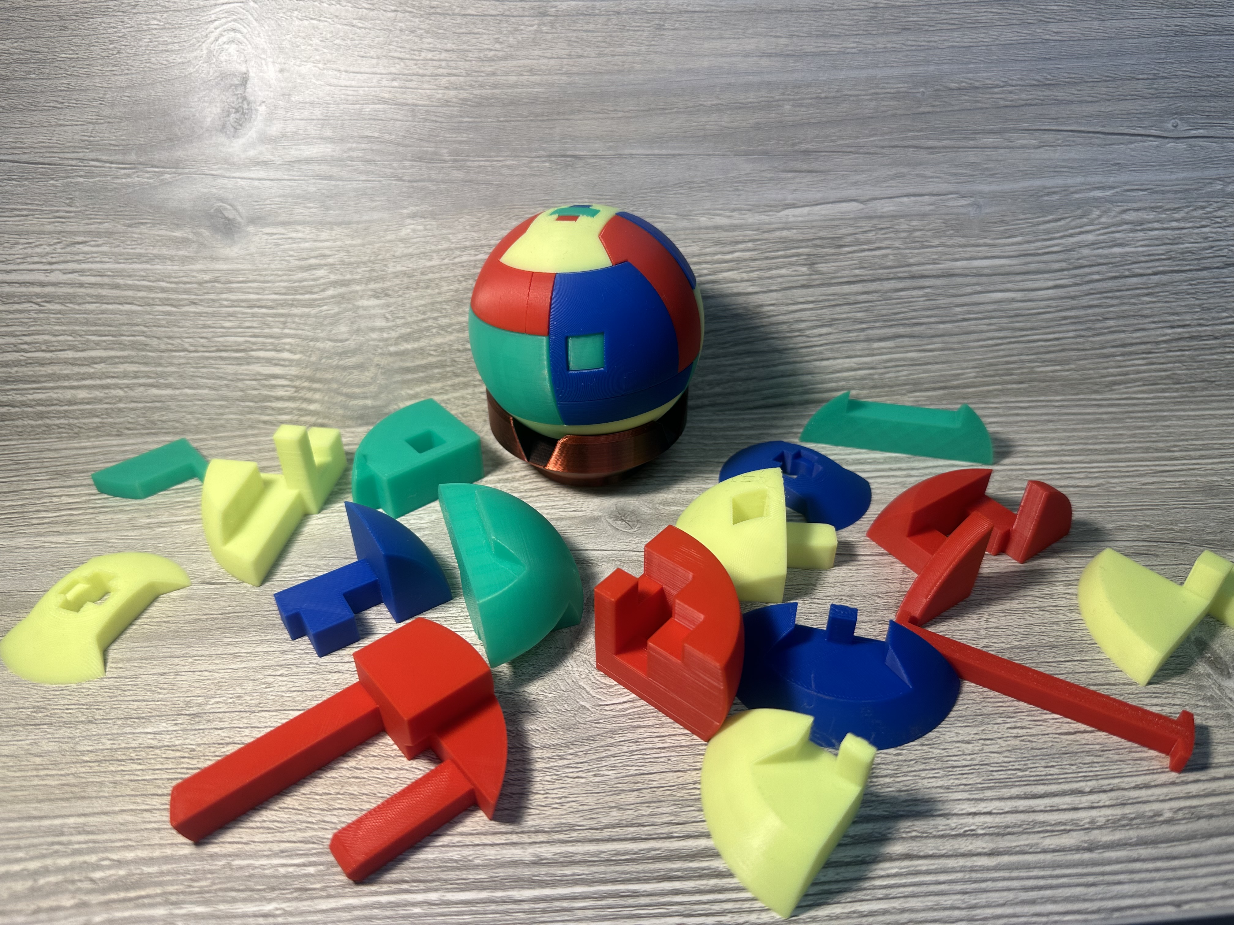 Miniatura 6 do modelo 3D 3 D puzzle sphere