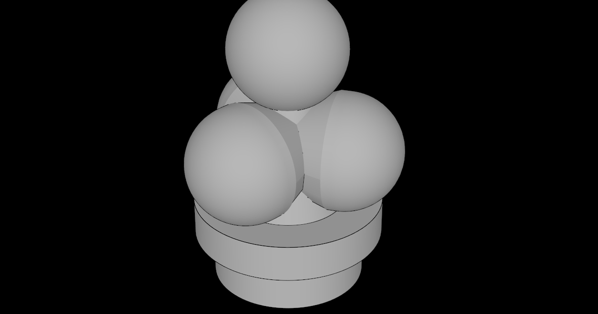 Lego Compatible (6254.dat) Minifig Food Ice Cream Scoops by thall72