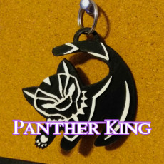 "The Panther King" Keychain