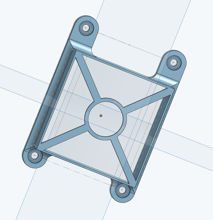 Eachine Cvatar BN-880 Front GPS Mount (M2 27mmx39mm Hole Spacing)