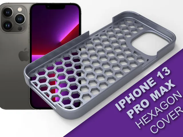 Iphone 13 Pro Max - Cover Case Hexagon design
