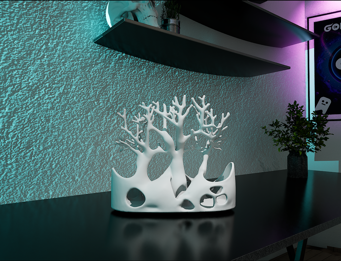 Miniatura 2 do modelo 3D Tree Branch Organizer