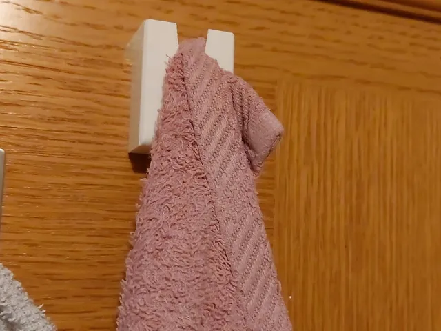 towel holder for 14mm thick doors