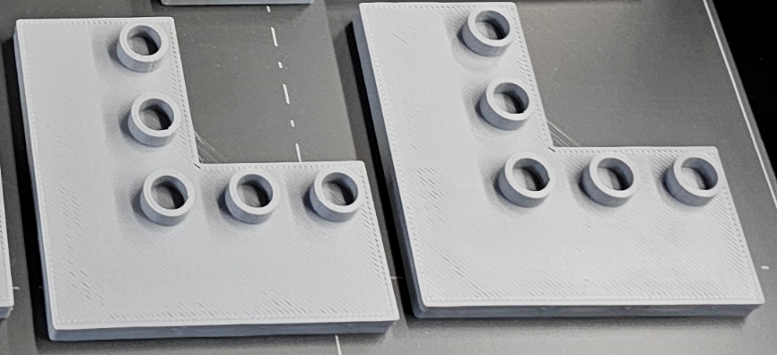 Lego Duplo kompatible Dachplatte (ECK) 4 x 4 x 0,333 / Lego Duplo compatible Roof Tile (CORNER) 4 x 4 x 0.333