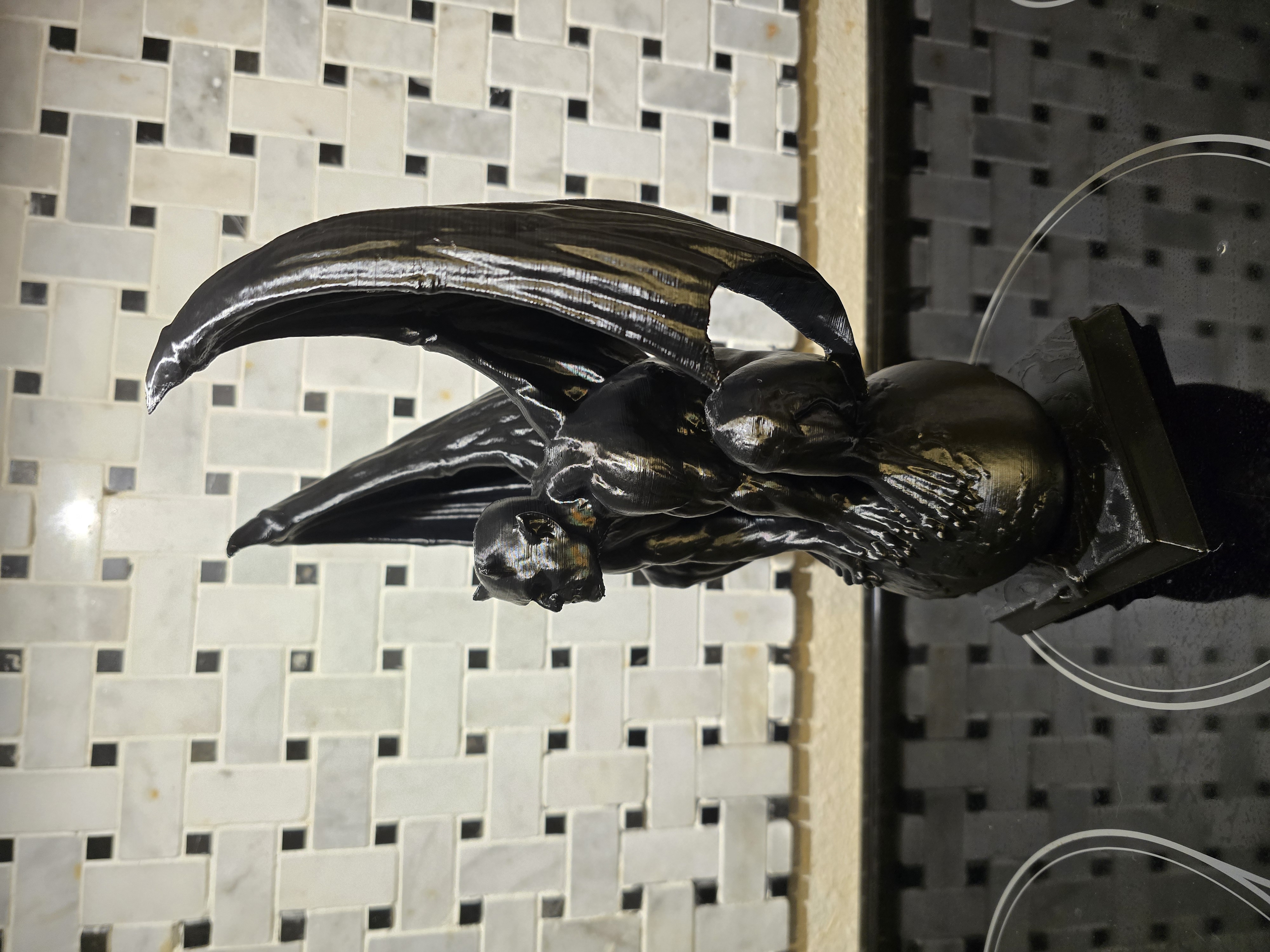 Miniatura 4 do modelo 3D Devil Gargoyle On Globe