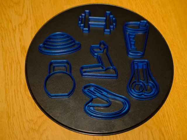 Fitness/Gym cookie cutters with sources