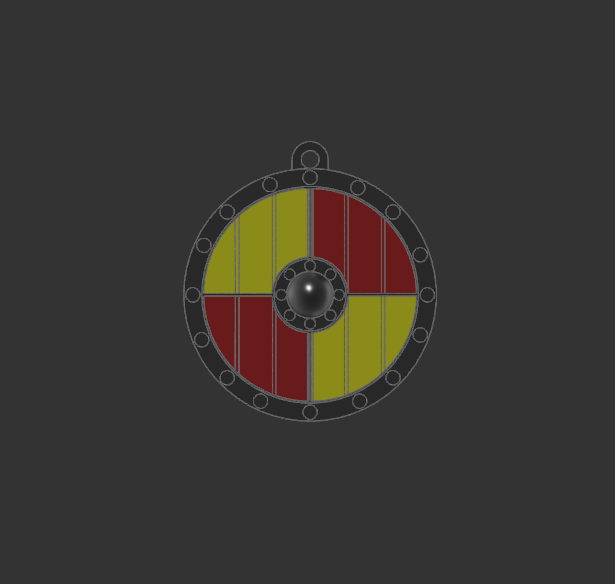 Viking Shield Keyring — miniatura 2
