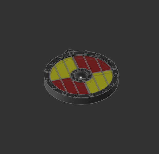 Viking Shield Keyring — miniatura 3