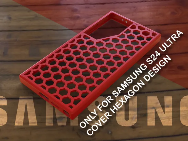 Samsung S24 Ultra Cover Hexagon Design