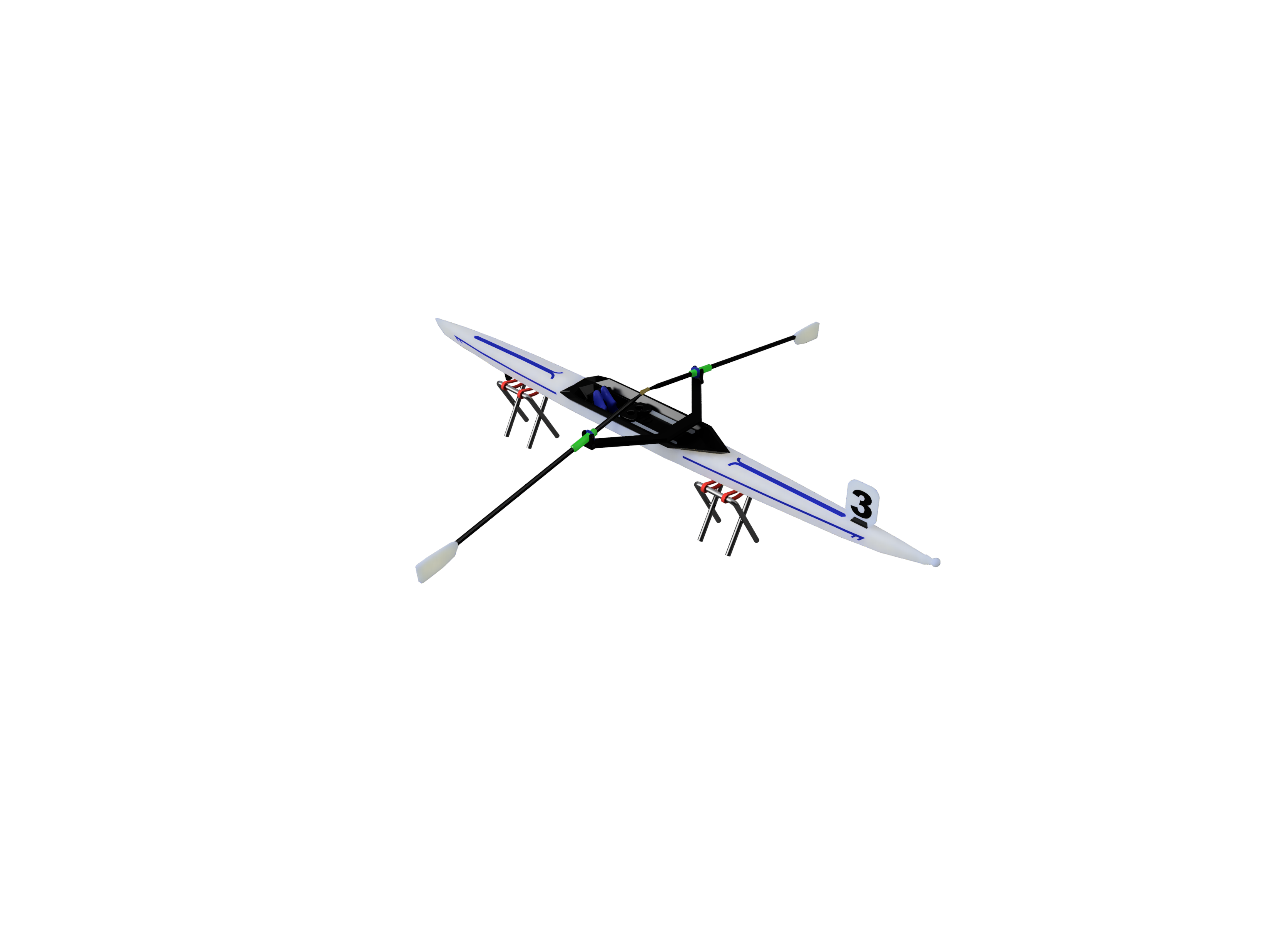 Single Scull racing shell