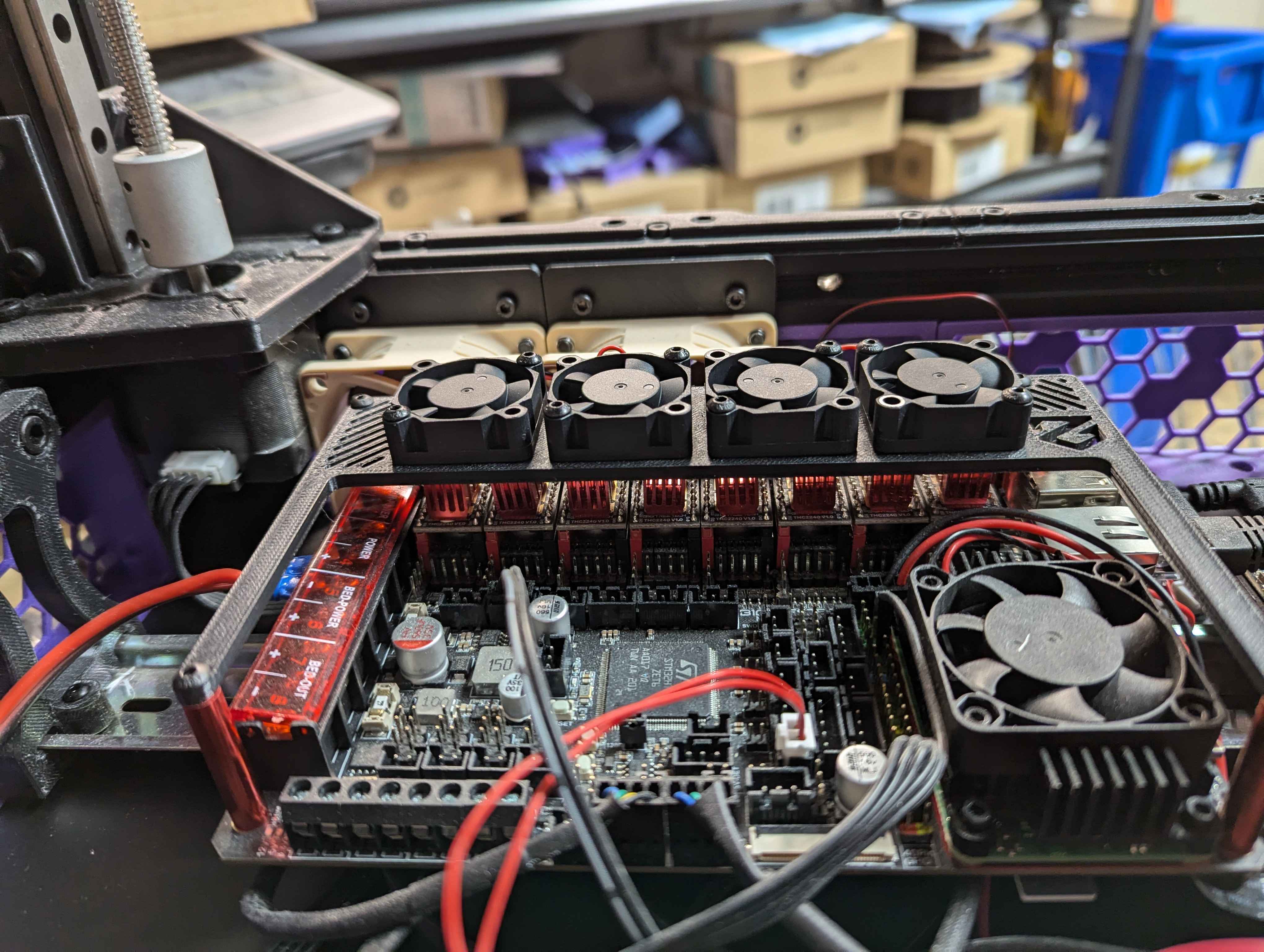 BTT Manta M8P Cooling Fan Plate