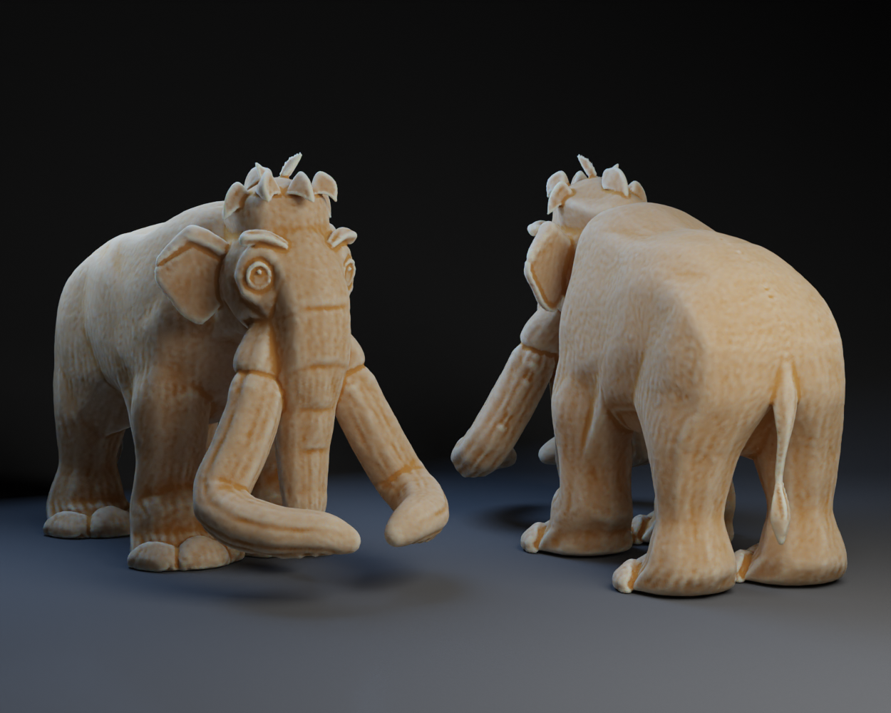Cartoonish Mammoth