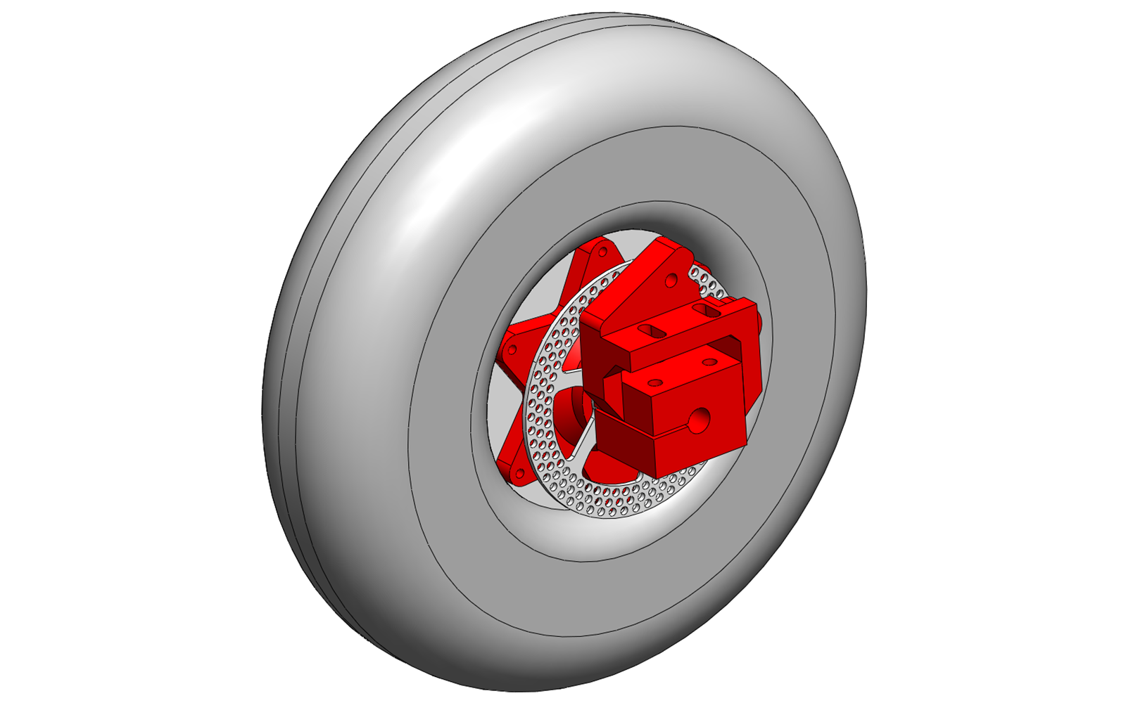 Disc Brake Caliper Holder for hoverboard motors