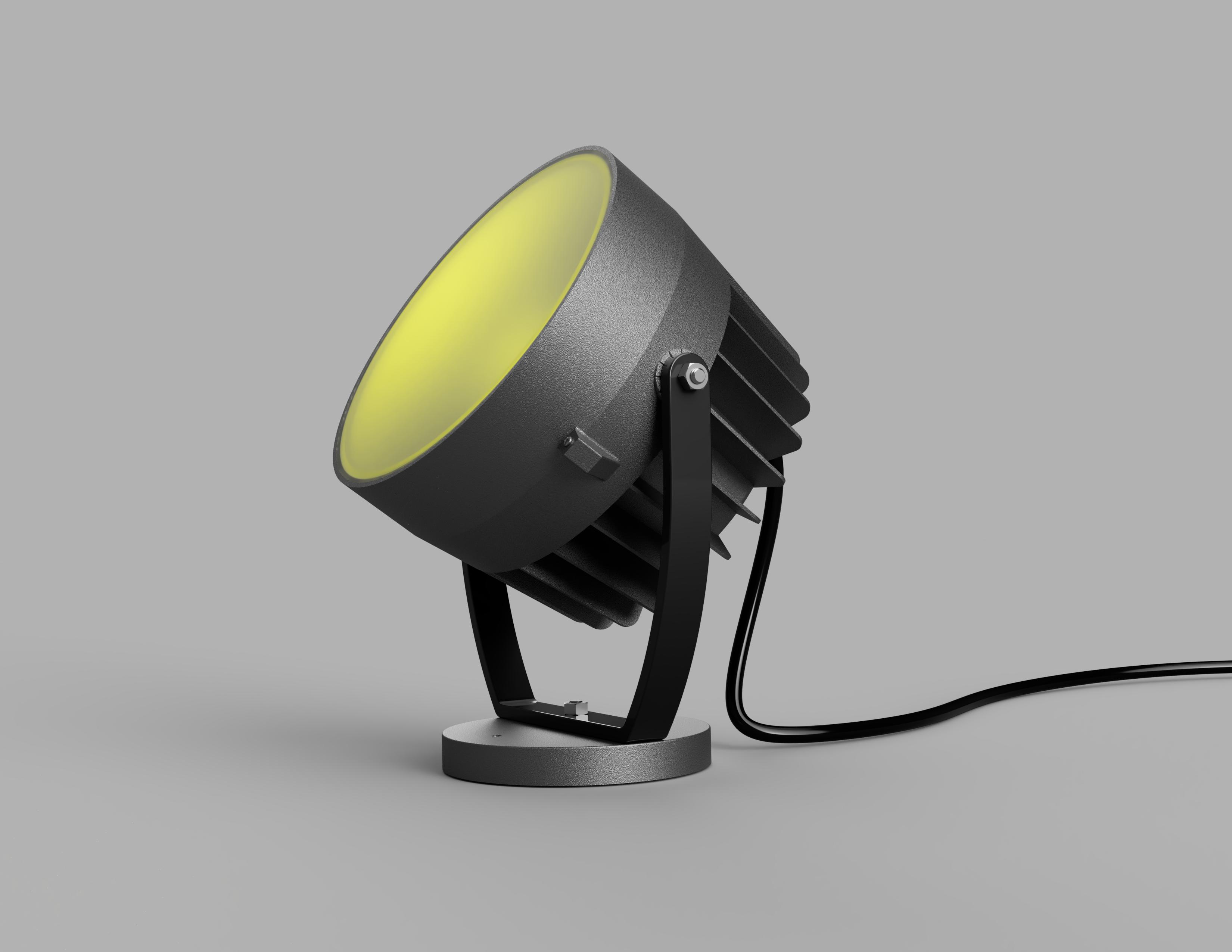 Vintage industrial spotlight adjustable
