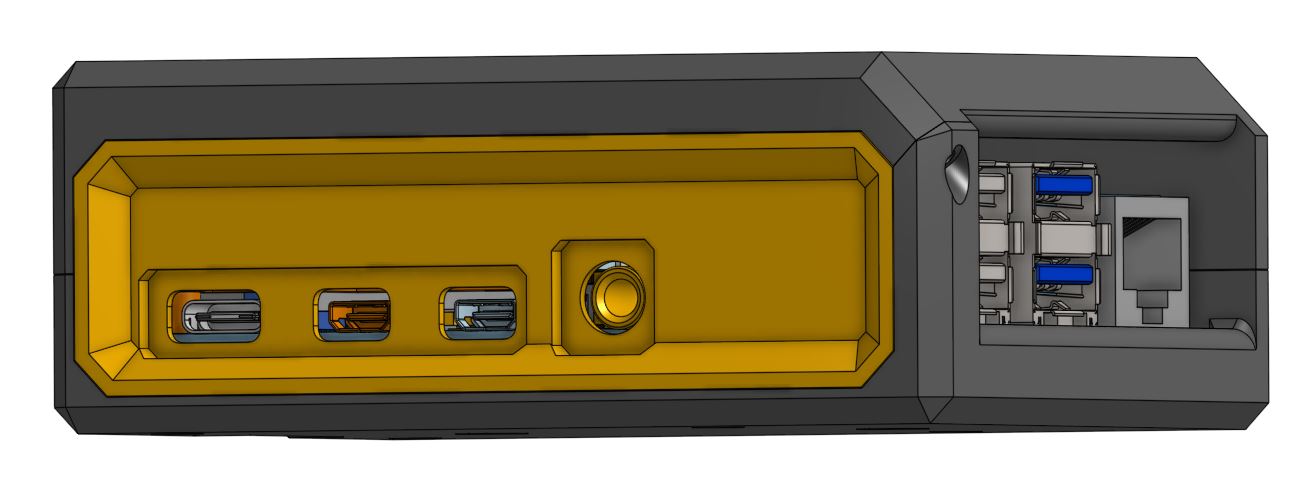 V2 - Simplifyed small version of 52Pi Ultra Thin Ice Tower Cooler - Raspberry Pi4 B - Modular CASE