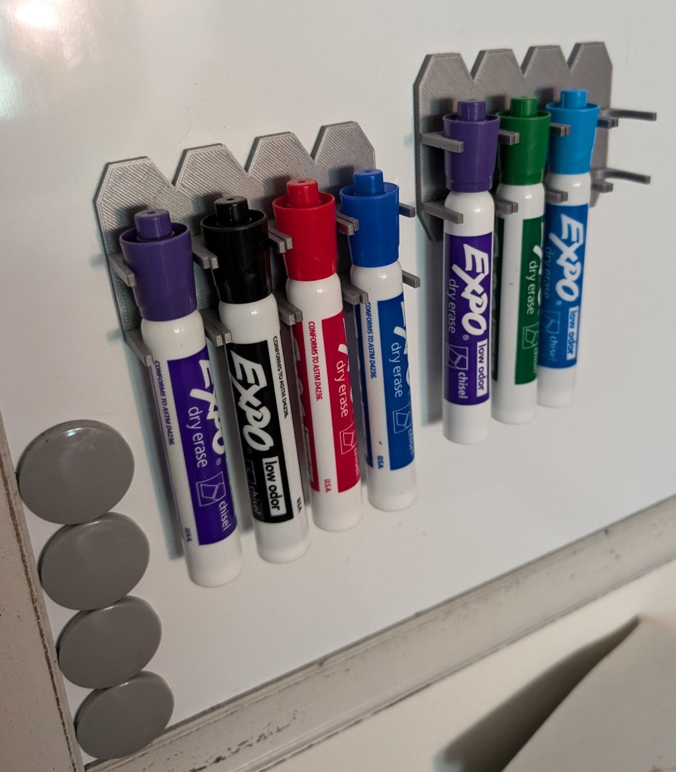Dry erase marker holder