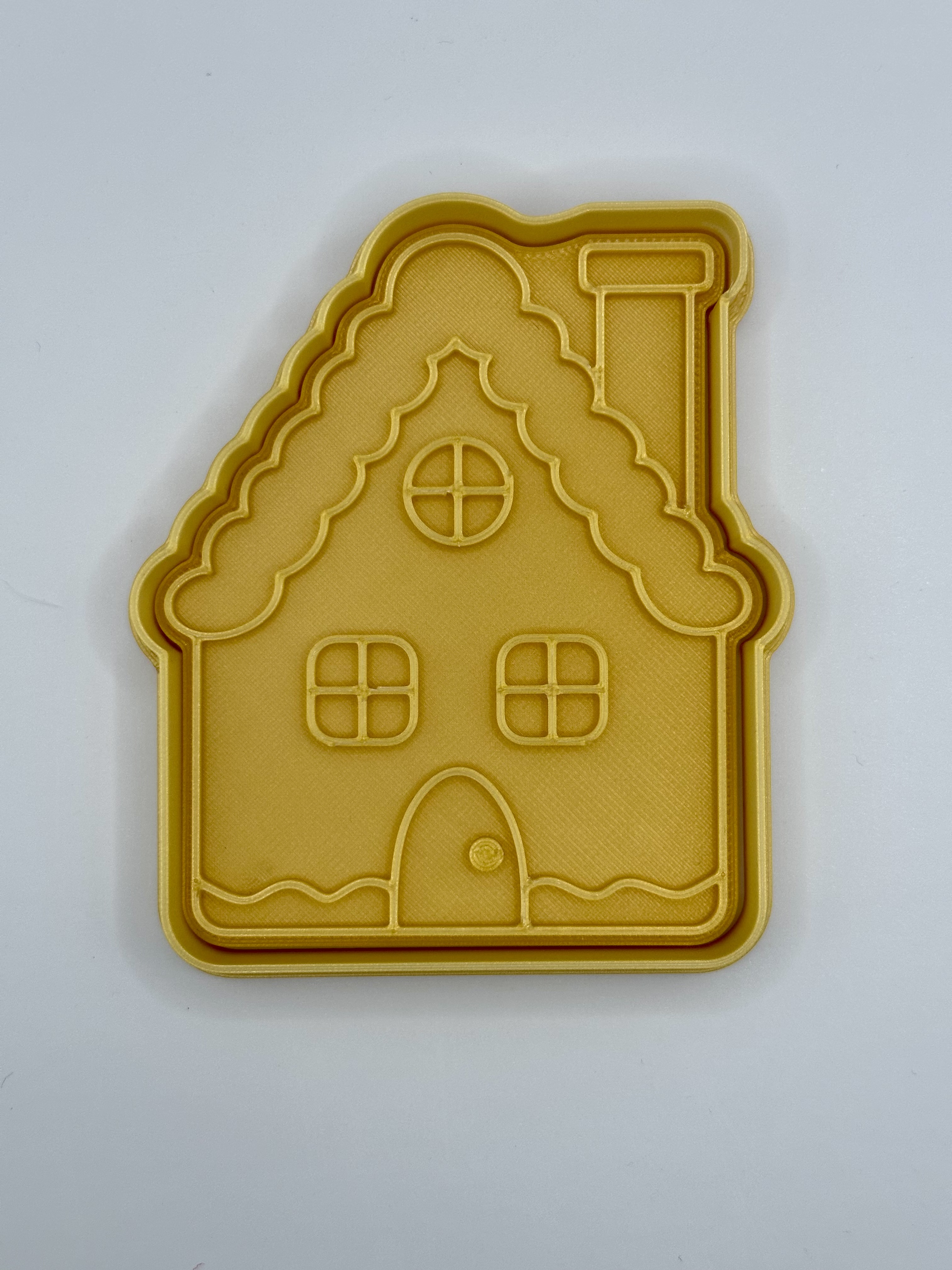 Christmas gingerbread house cookie cutter / stamp