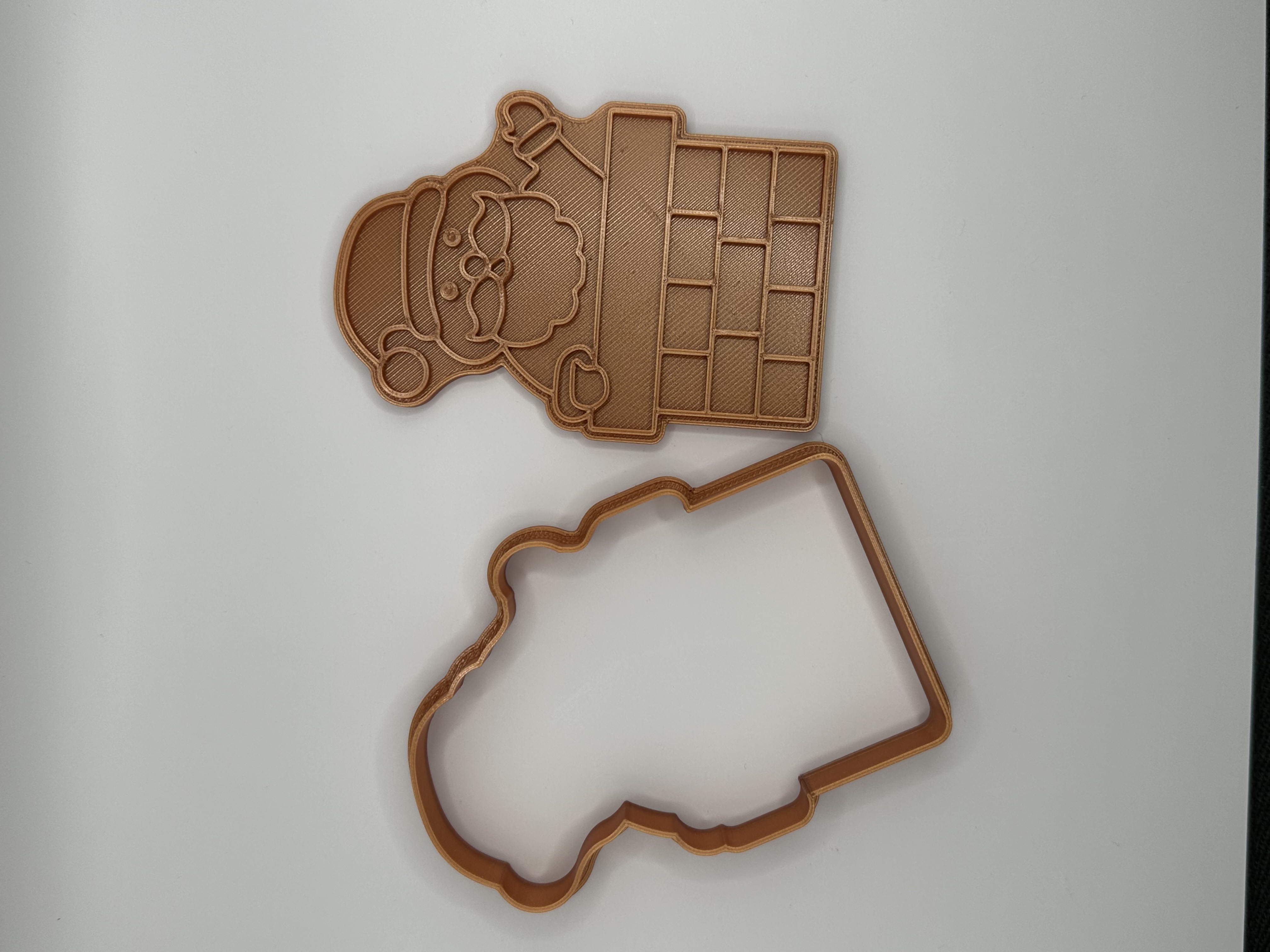 Christmas Santa Claus cookie cutter / stamp