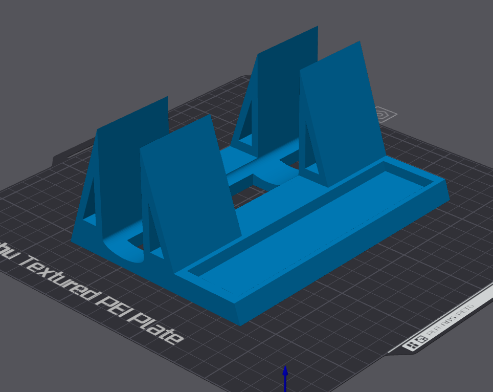 Vertical Laptop Stand with Tray by ConkSMASH Download free STL model