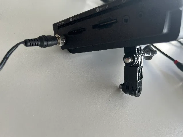 Blackmagic Videoassist Battery Dummy Angled Desk mount