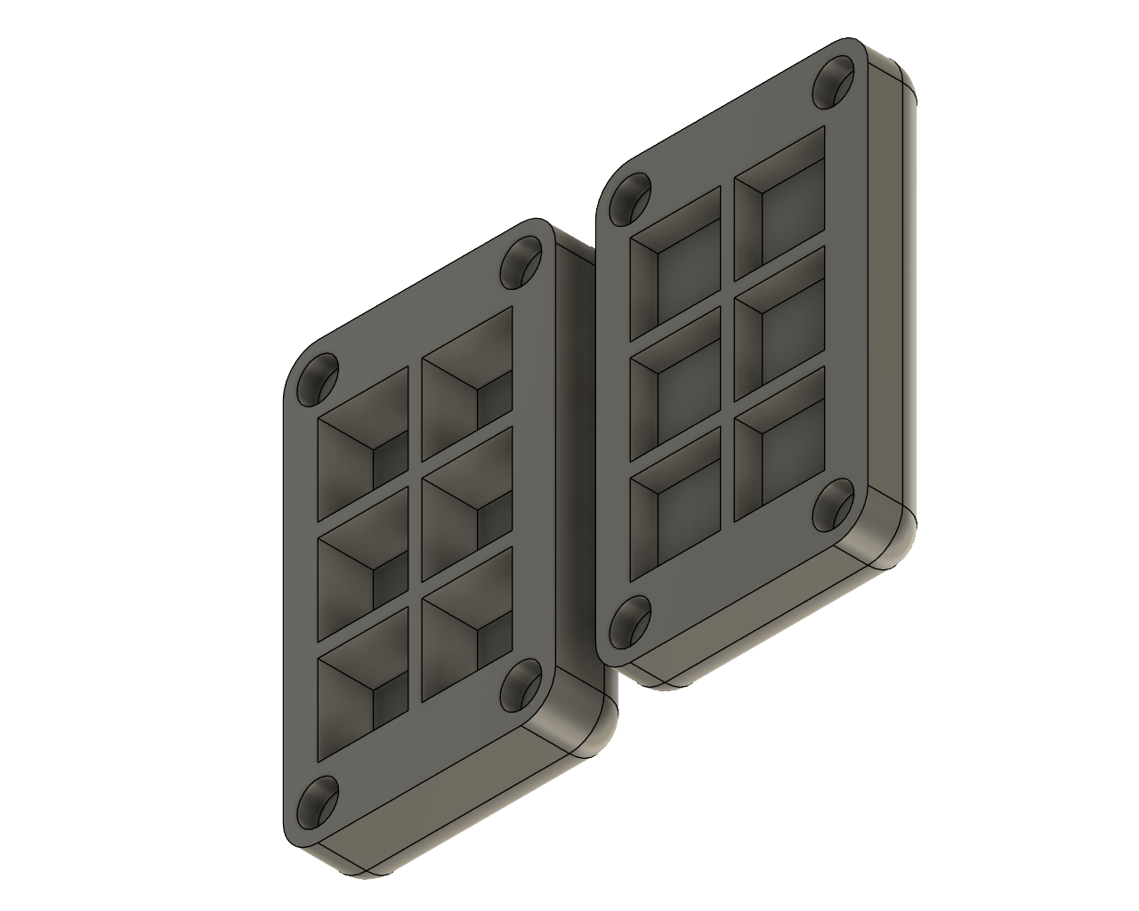 Compact magnetic d6 case by filamentking download free stl model