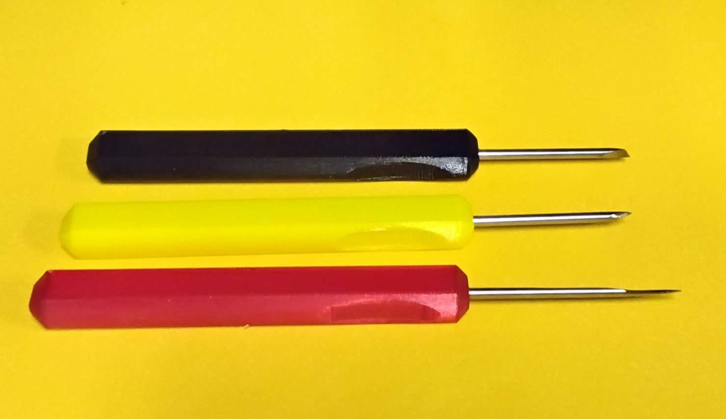 Manche d'outils rectangulaire à coins arrondis facile à imprimer avec grip pour le pouce et l'index — miniatura 3