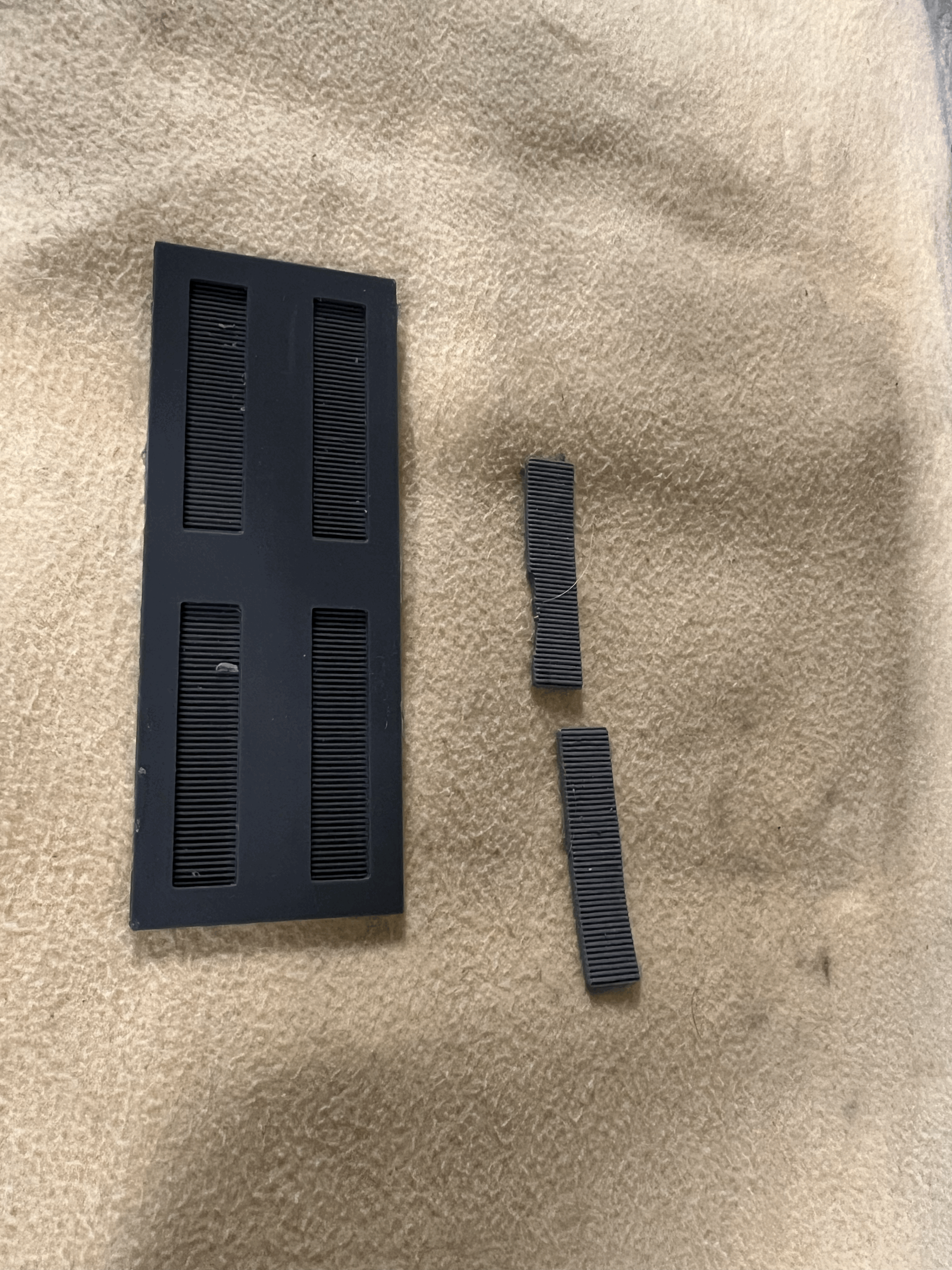 Mold for silicon nozzle wiper