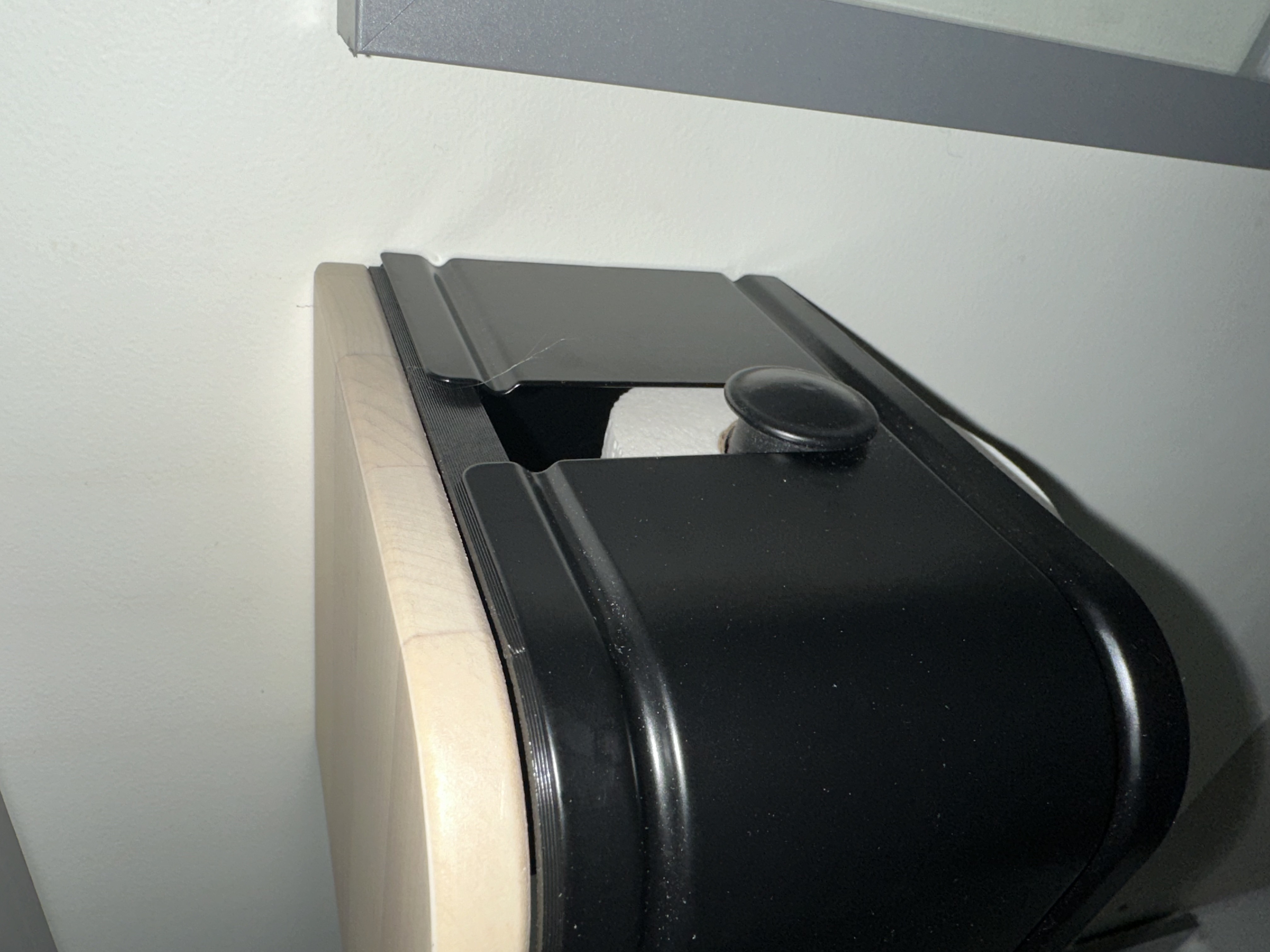 Ikea LILLASJON Toilet Paper Roll Holder shelf lift by Steve Camuti