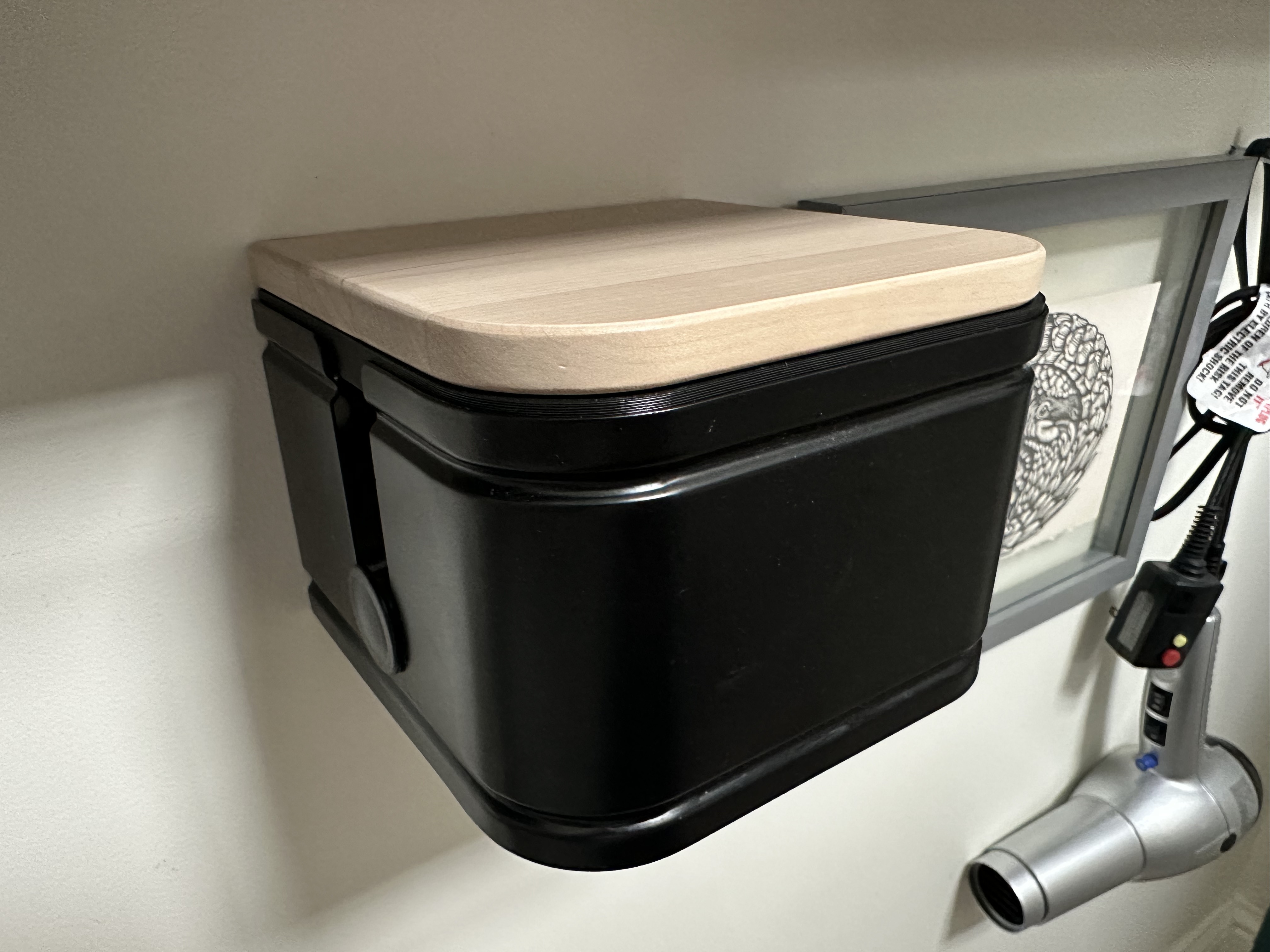 Ikea LILLASJON Toilet Paper Roll Holder shelf lift by Steve Camuti