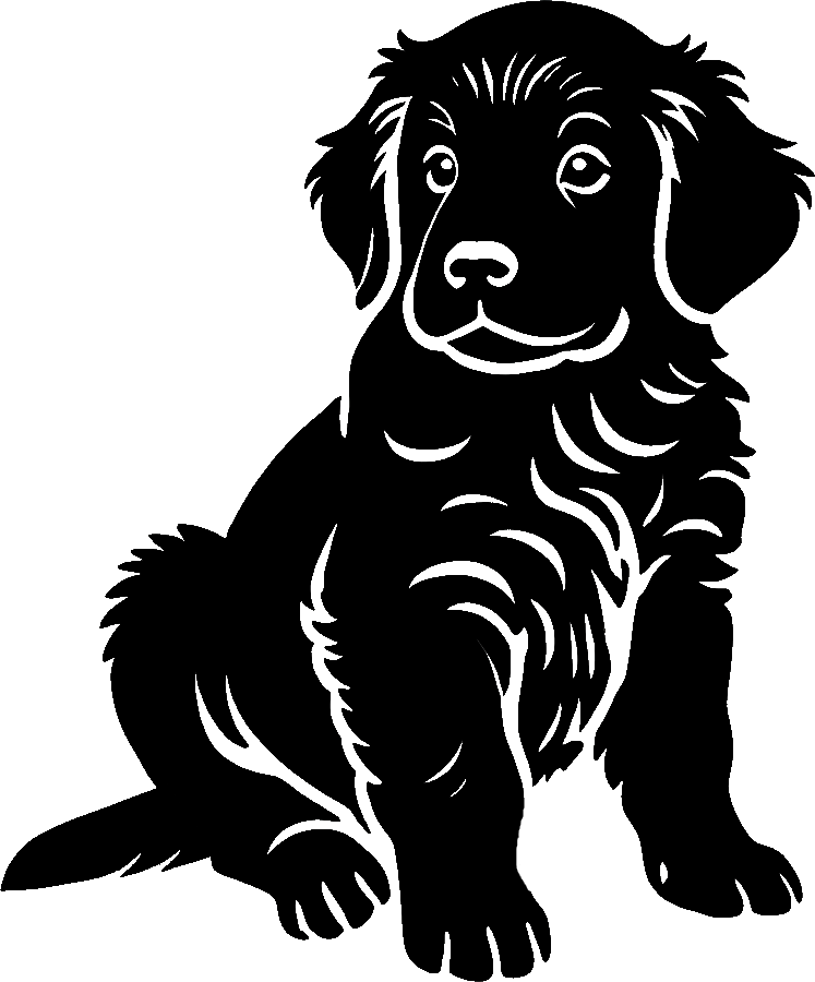 Golden Retriever Puppy Wall Art