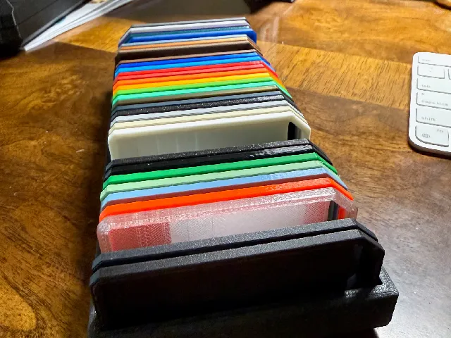 Filament sample tray with parametric Fusion file
