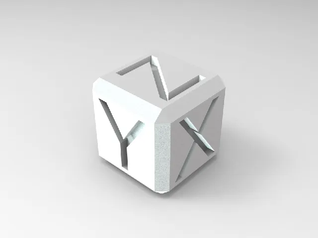 Calibration Cube Over-Engineered