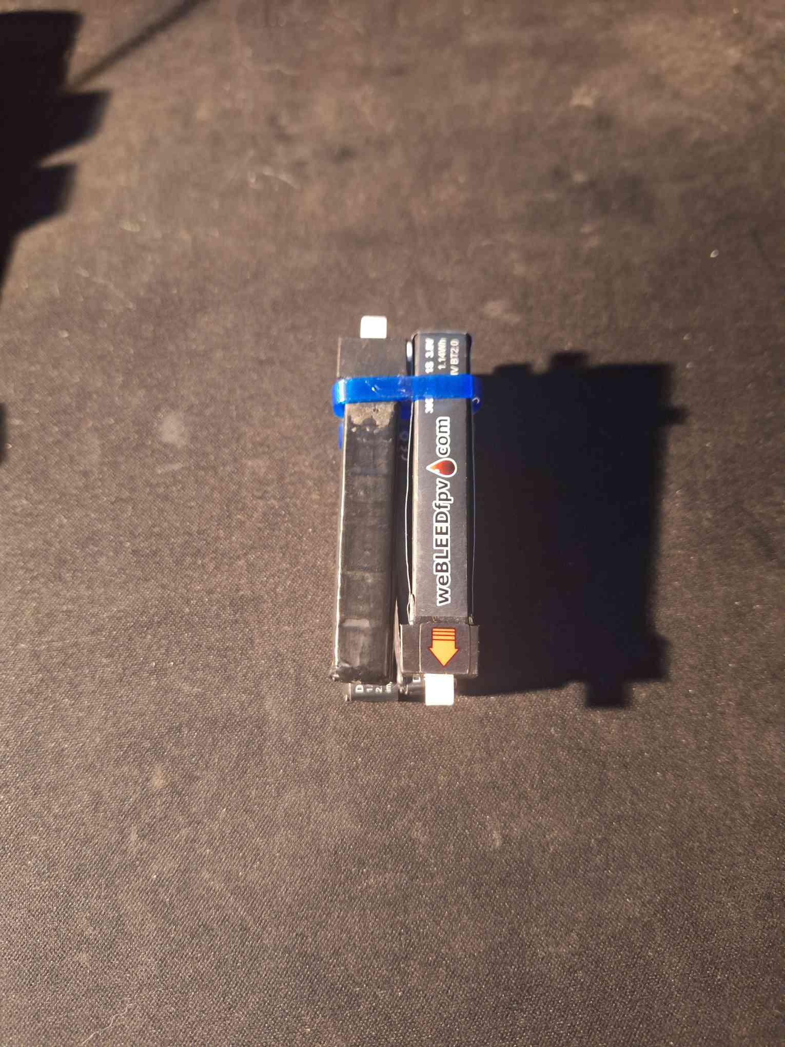 Battery holder for five 300mAh batteries