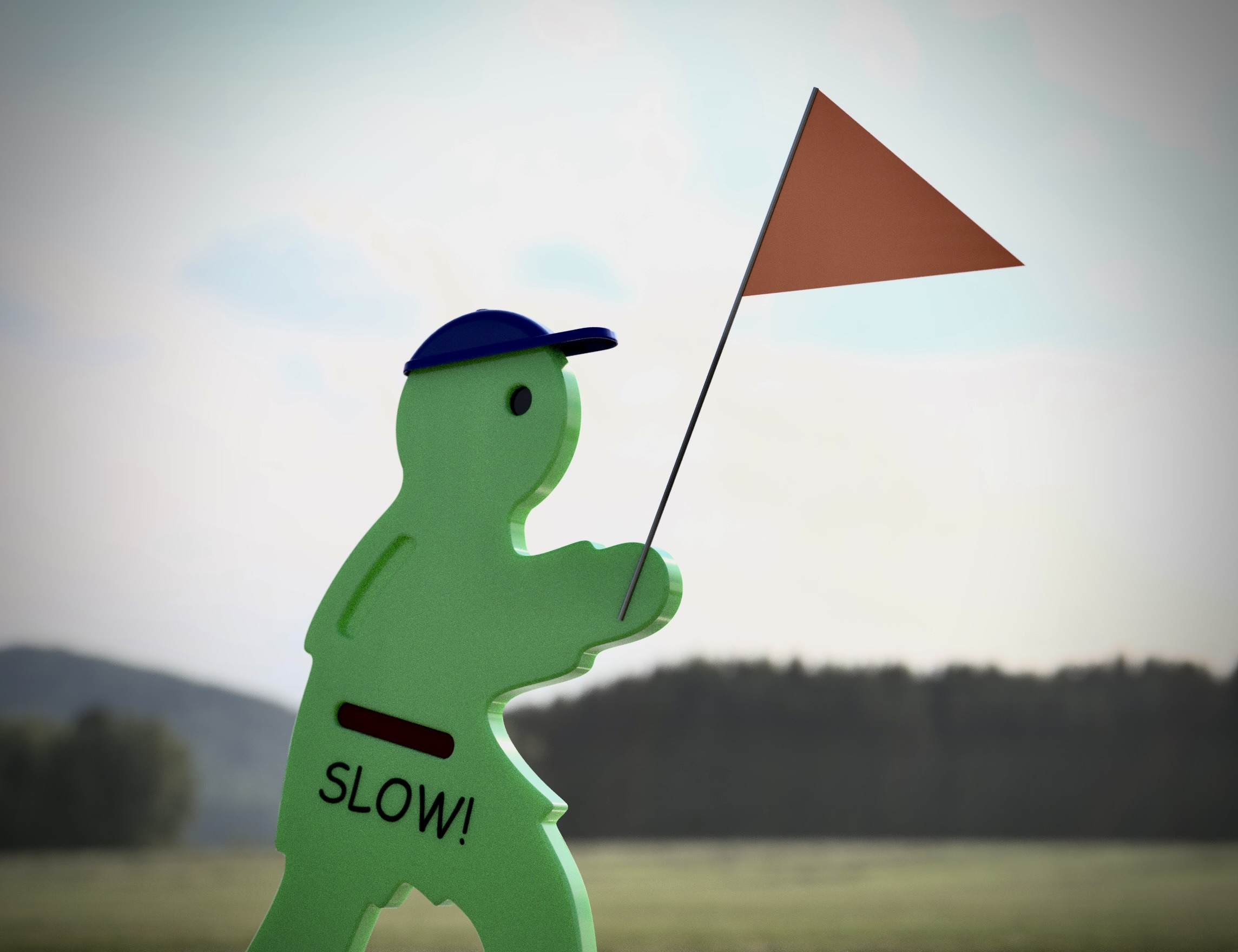 Replacement Cap for Kid Street Safety Sign