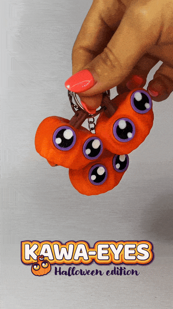 Kawa-Eyes Pumpkin Fidget Spinner! 4 Halloween — miniatura 2