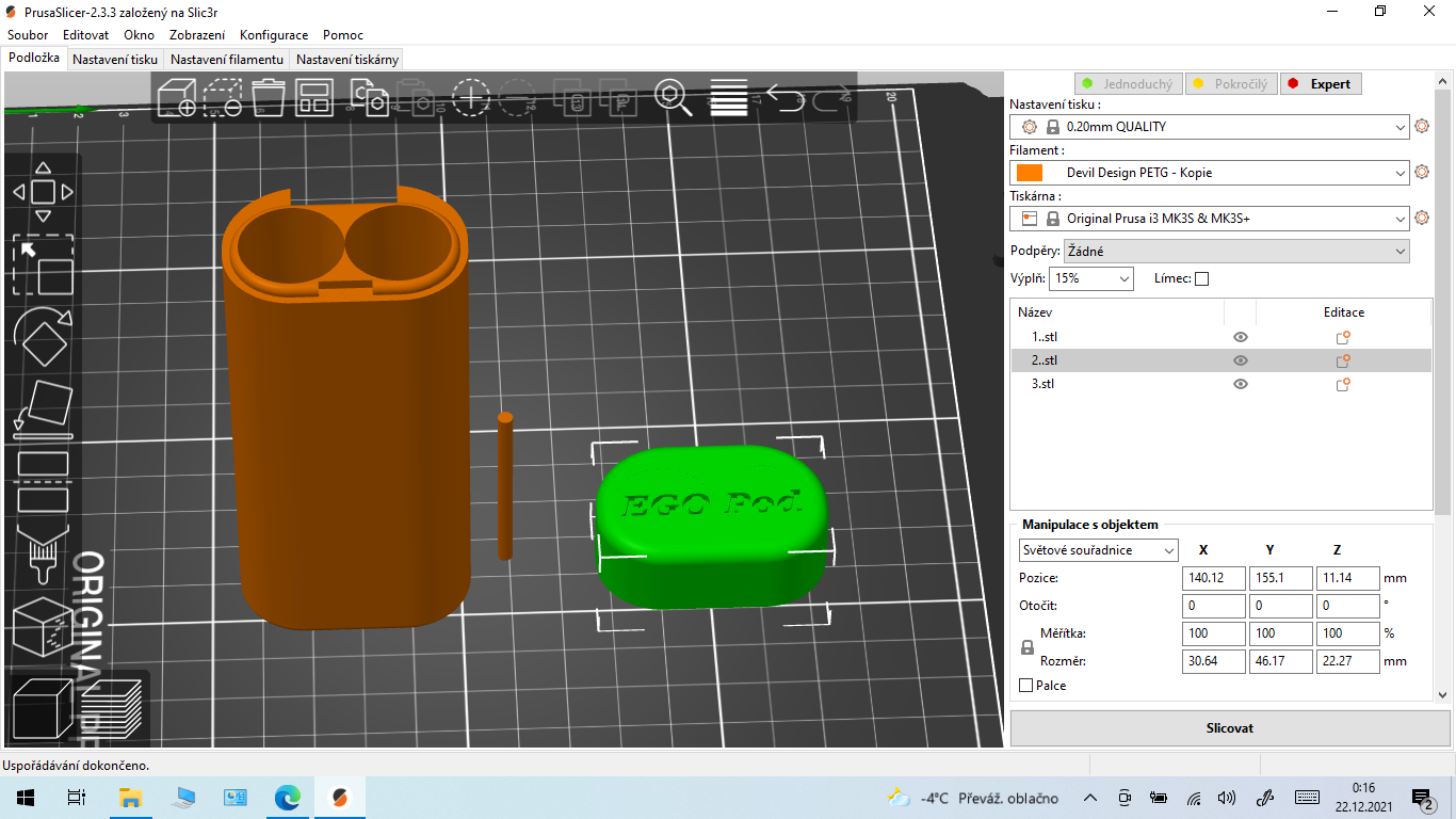 Miniatura 2 do modelo 3D Joyetech EGO/POD