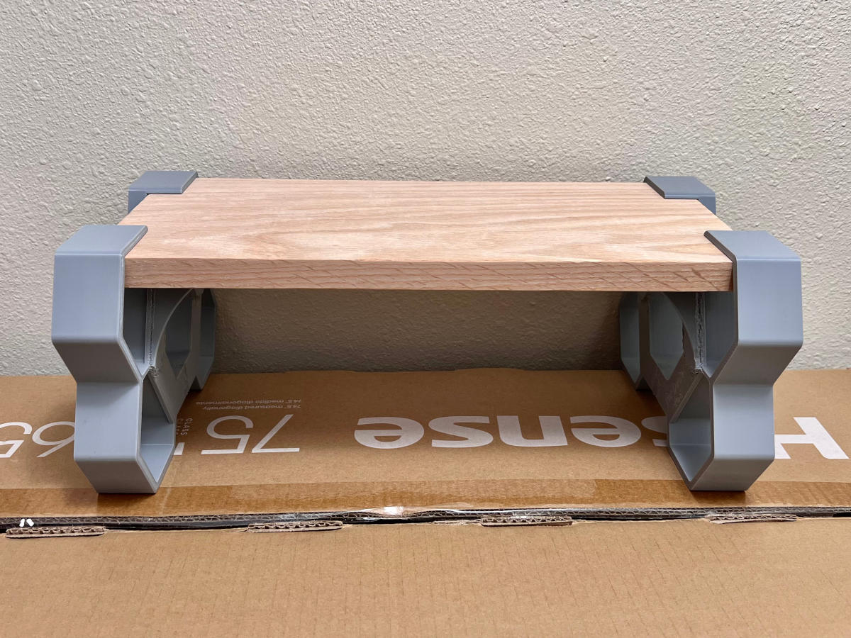 Hex-Themed Monitor Riser/Keyboard Shelf — thumbnail 3
