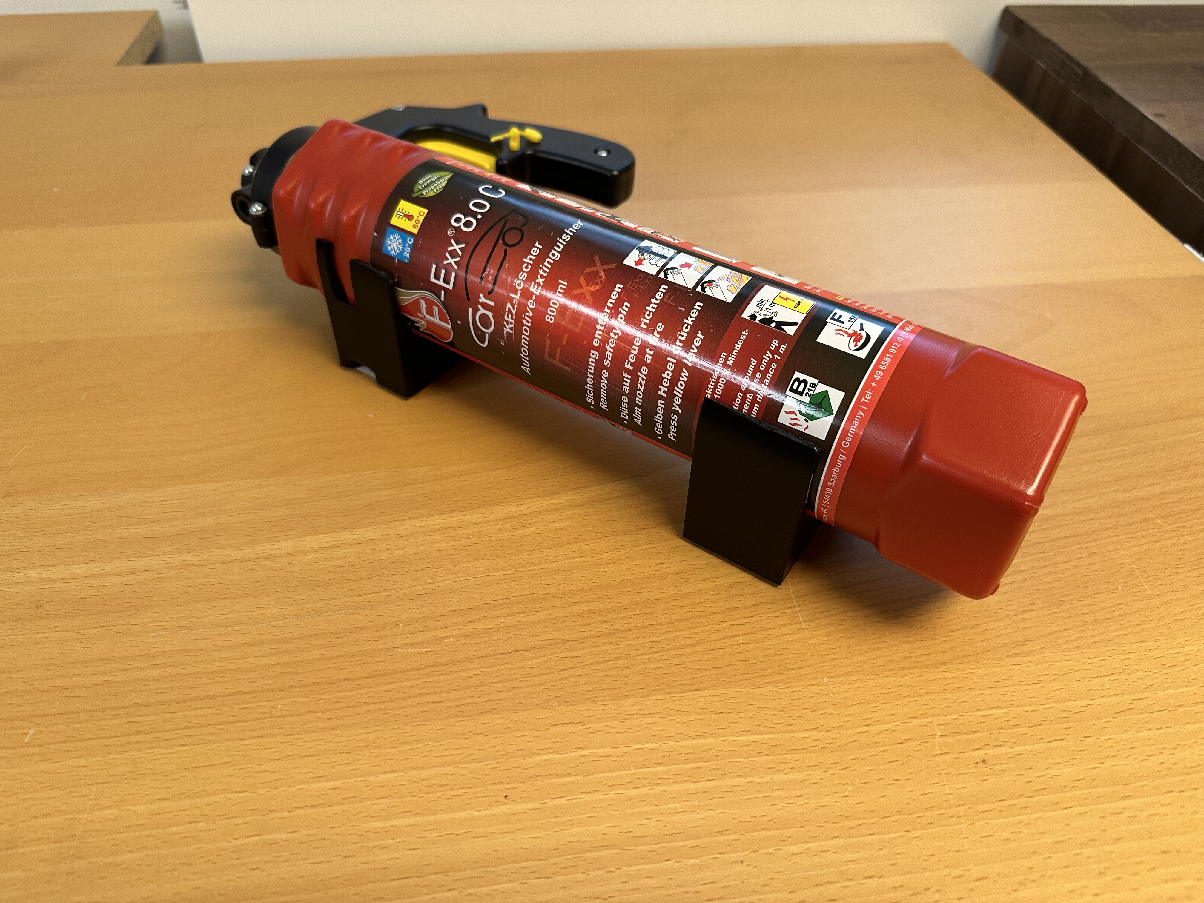 FExx 8.0C Car Fire Extinguisher Holder / Mount with Velcro by 7VeoG33k