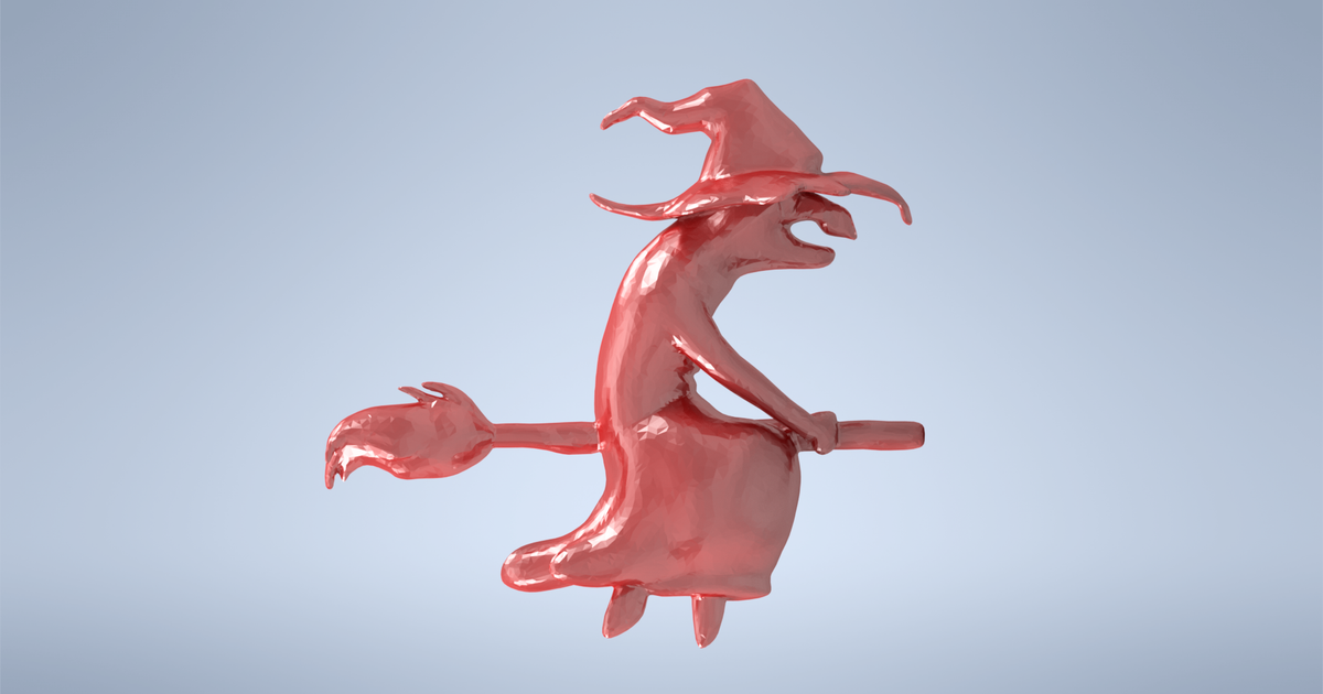 Halloween, witch decoration by sunshinemakes | Download free STL model ...