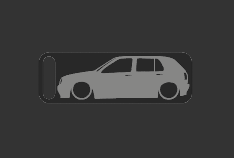 Volkswagen Golf Mk 4 Keyring