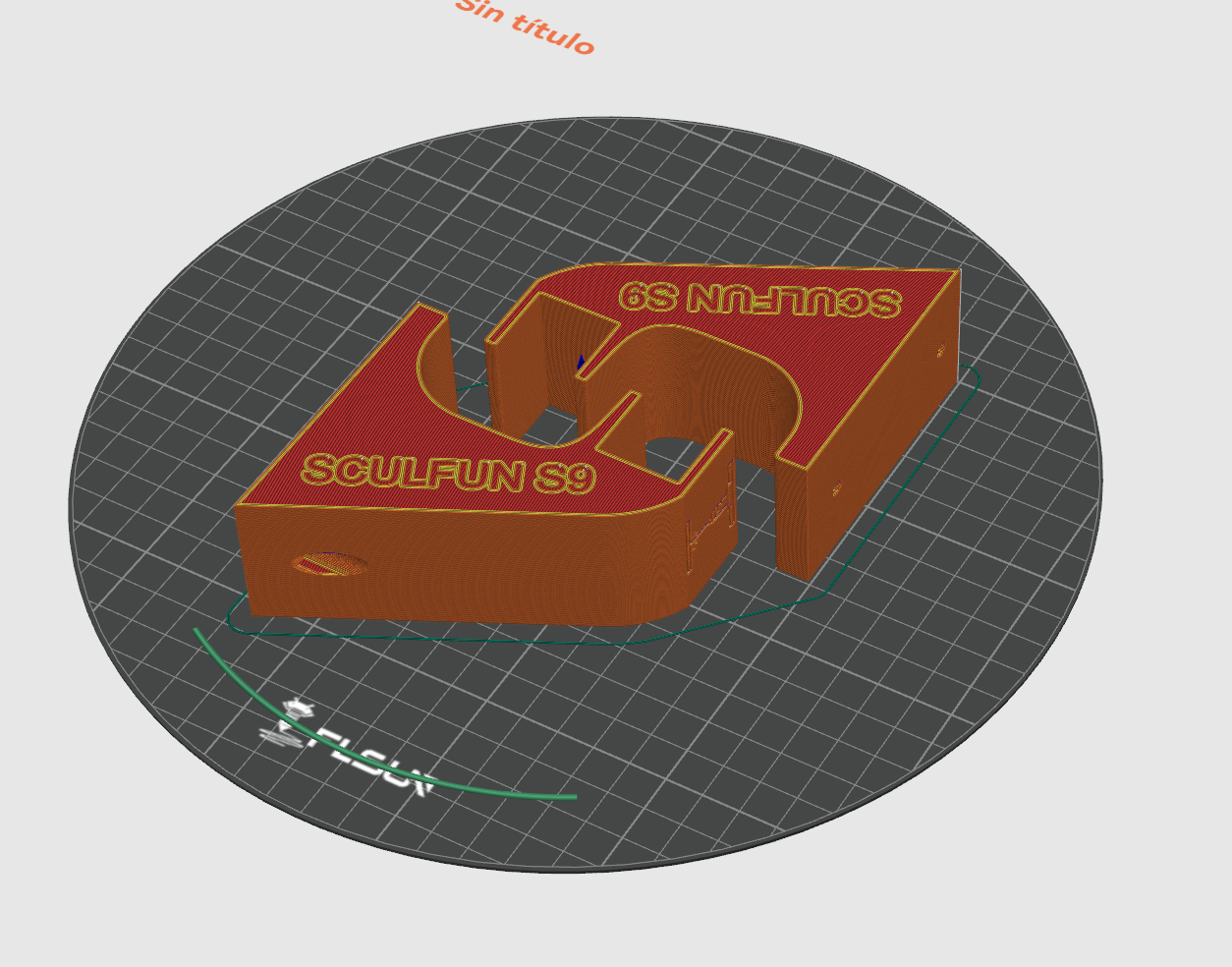 wall mount for Sculpfun S9 — miniatura 5