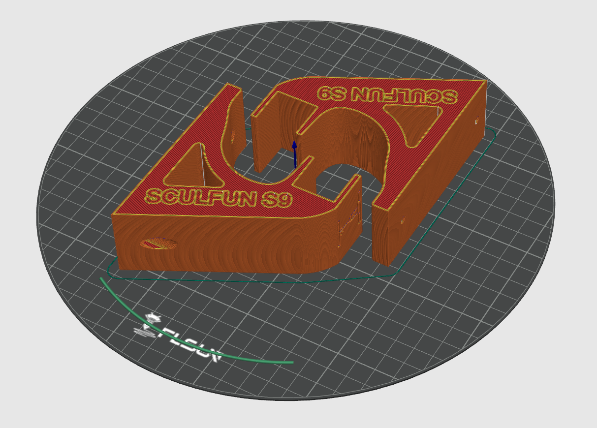 wall mount for Sculpfun S9 — miniatura 6