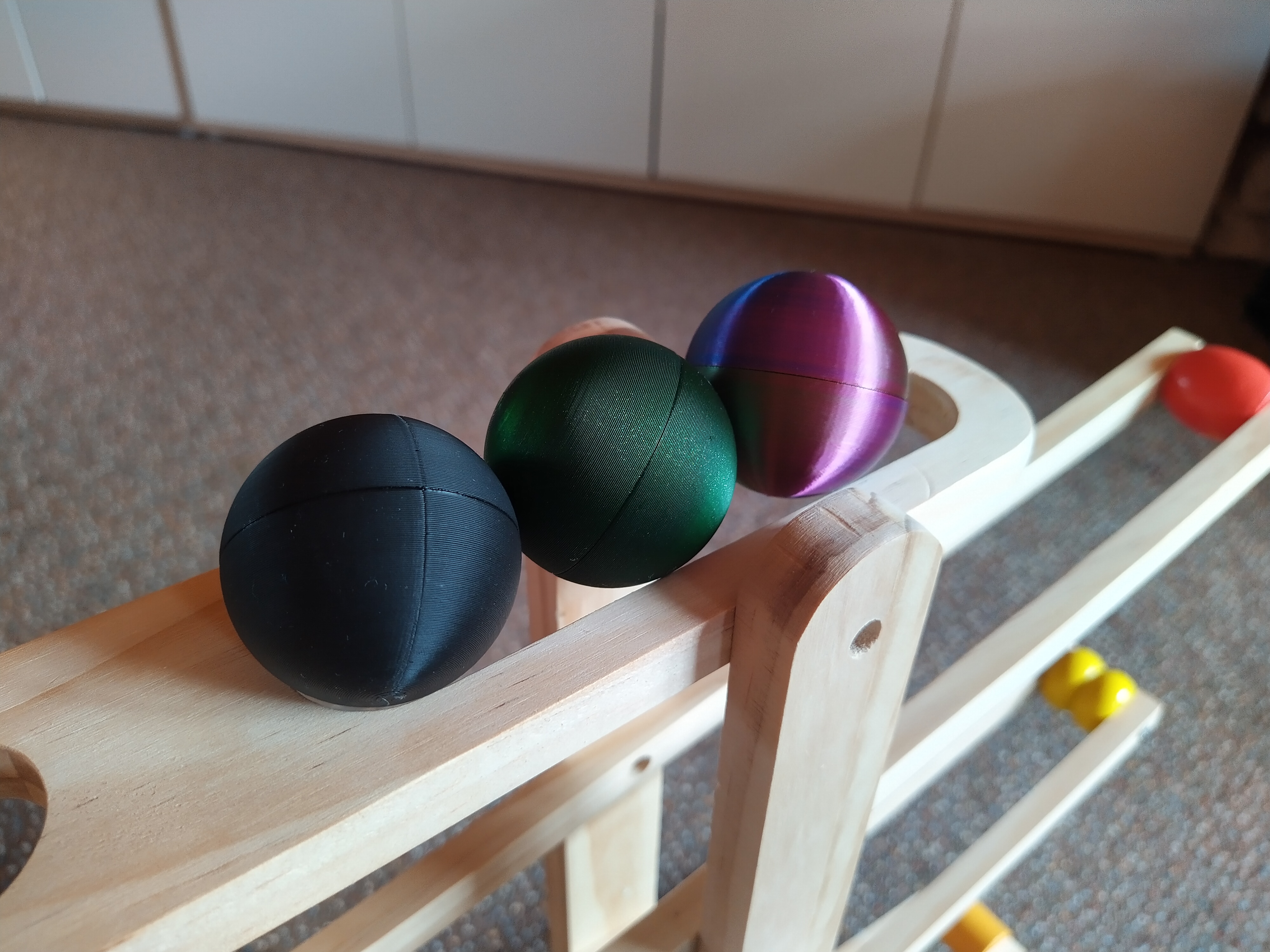 Ball track - sphere/Klučková dráha - koule