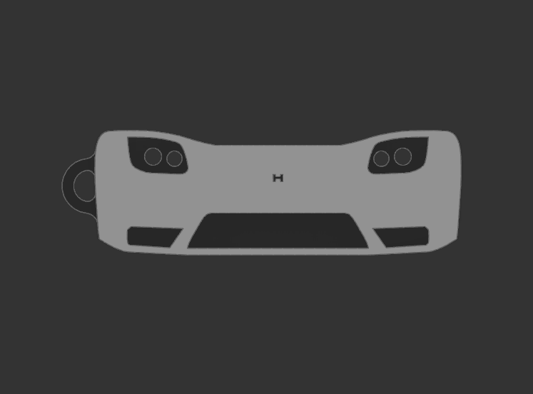 Honda NSX Keyring