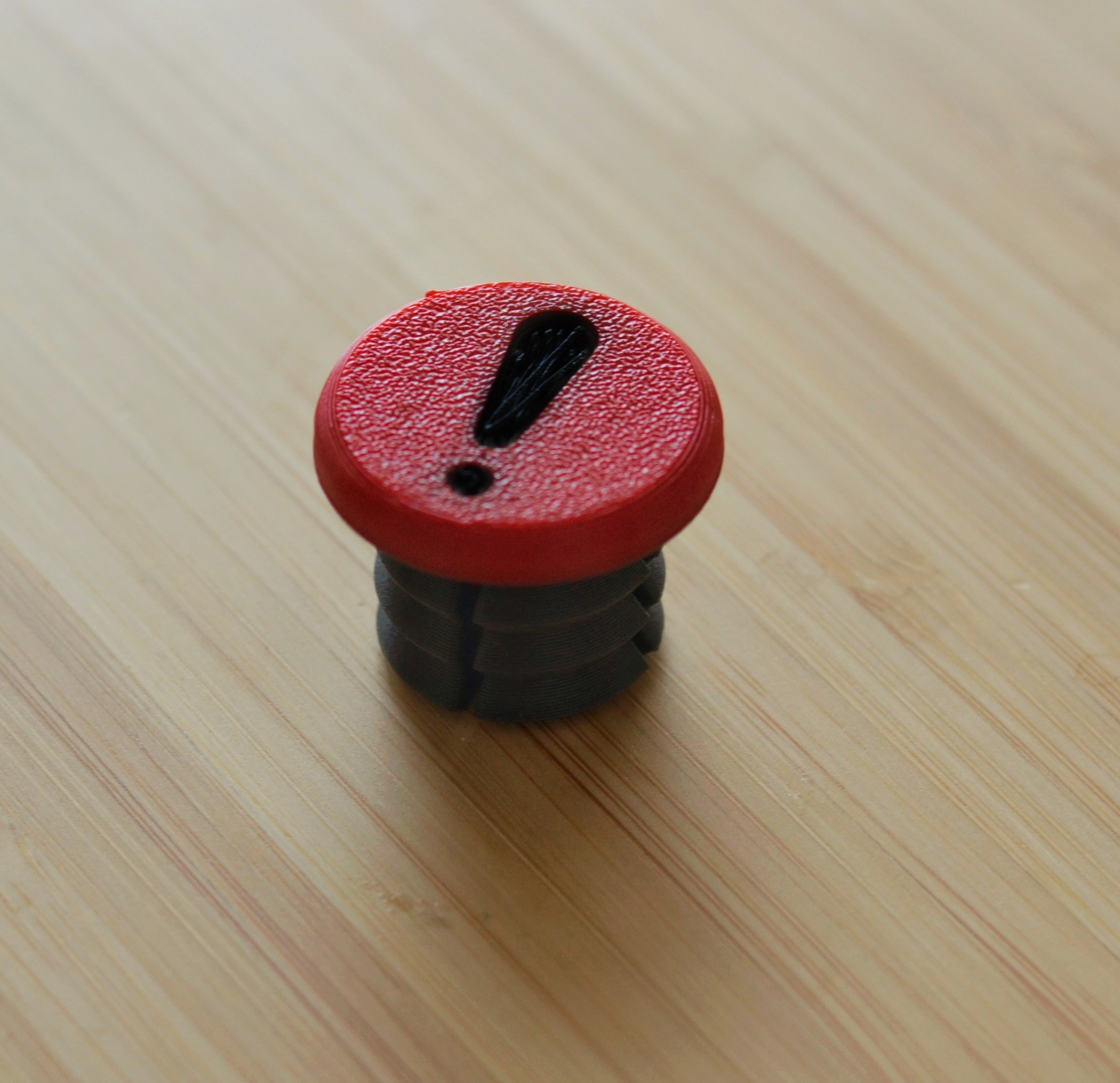 Handlebar End Plug - Warning