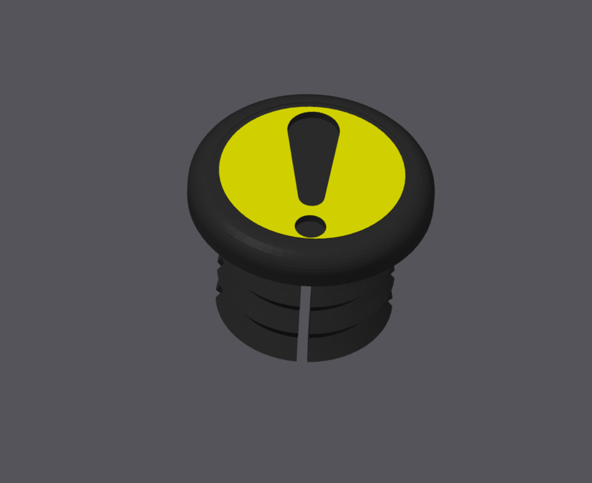 Handlebar End Plug - Warning — miniatura 3