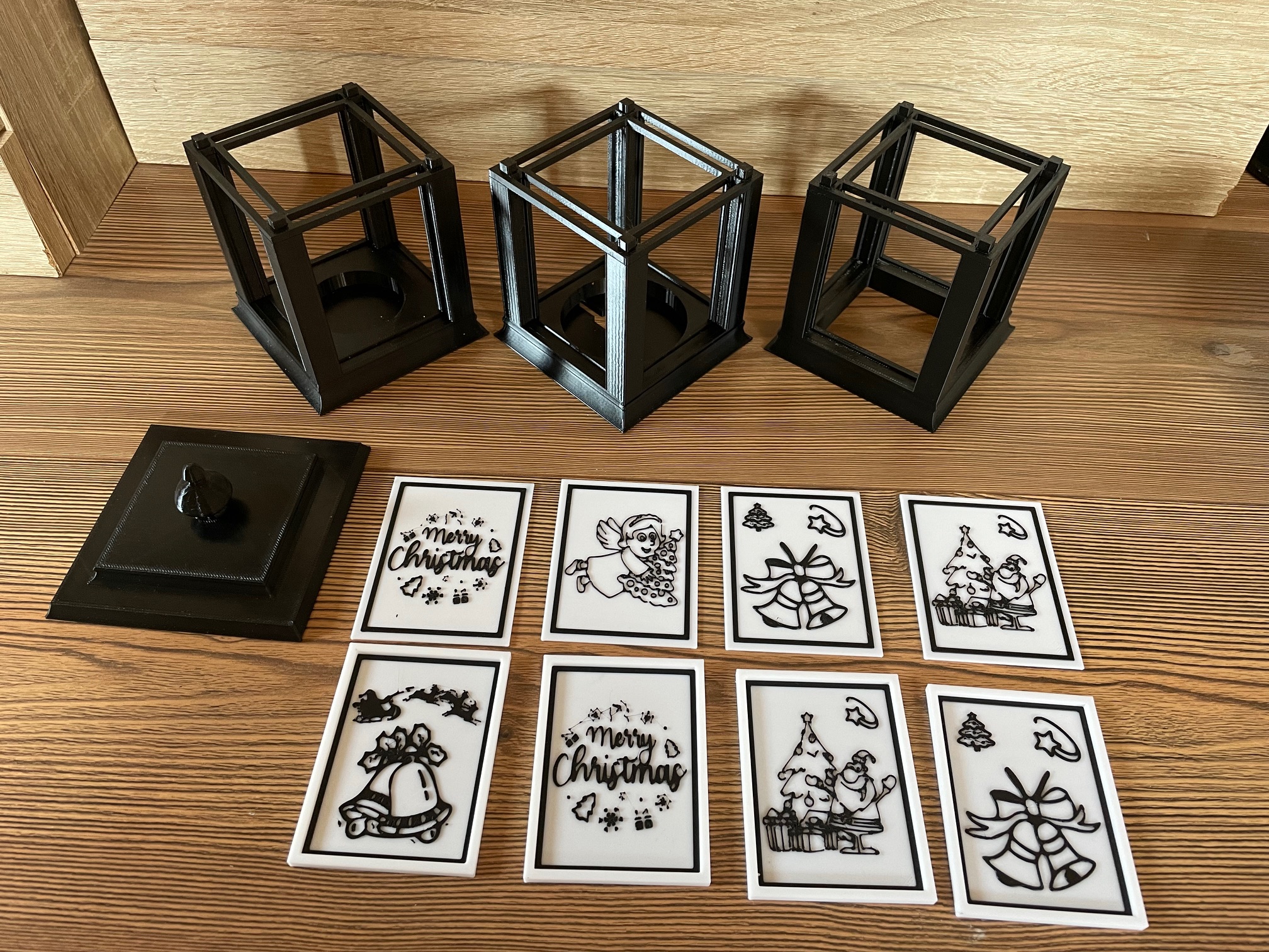 Lanterns stackable changing panels tealight or LED kit — miniatura 2