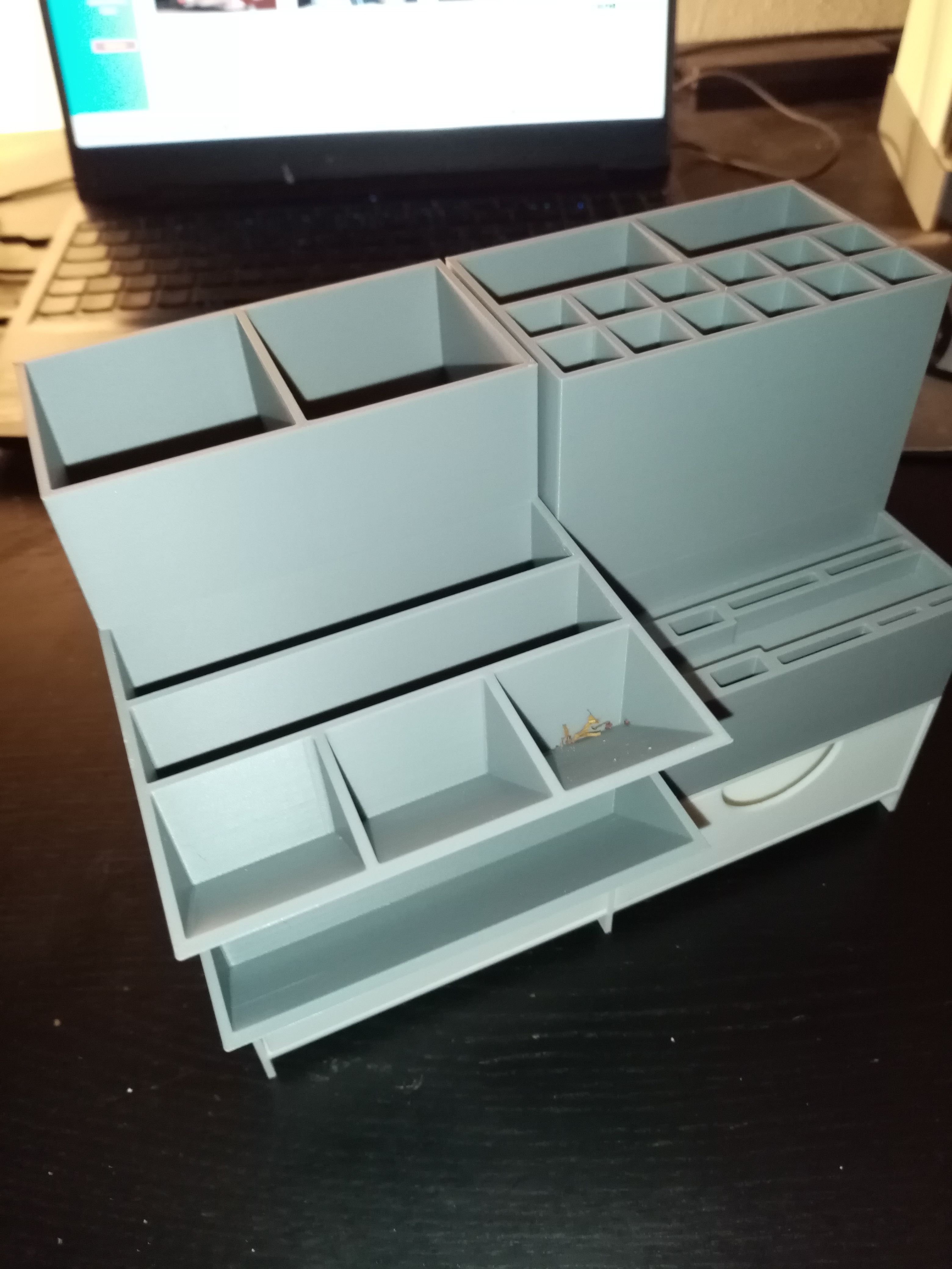 Desk organizer desktop organizer office organizer table organizer pencil pen stand holder easy print without support — thumbnail 18